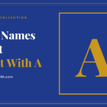 Boy Names That Start With A