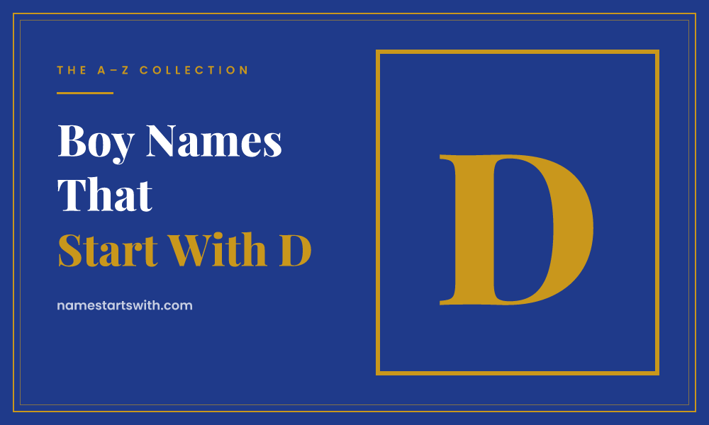 Boy Names That Start With D