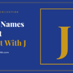 Boy Names That Start With J