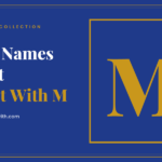 Boy Names That Start With M