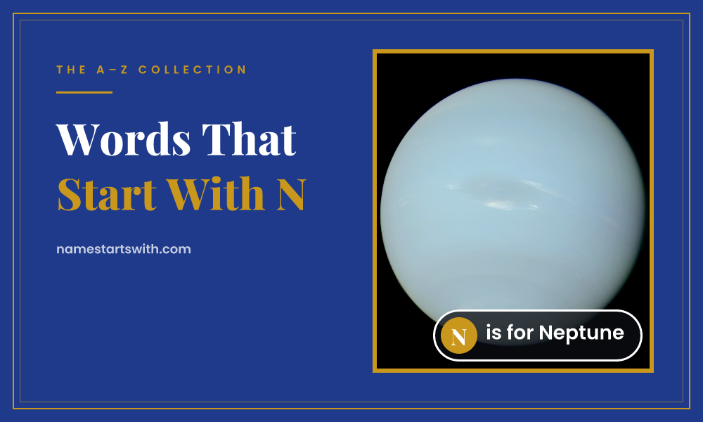 Neptune — words that start with n