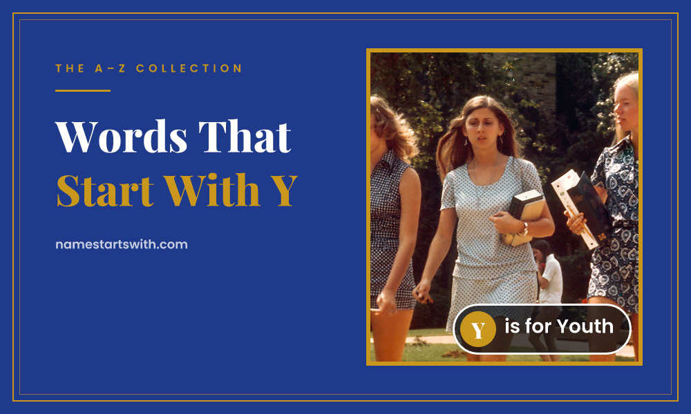 Youth — words that start with y
